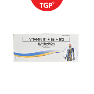 LUMBARON Vitamin B‑Complex Tablet - 100mg/5mg/50mcg-100pcs