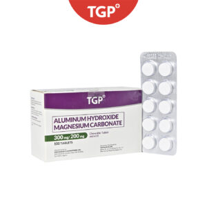 TGP Aluminum Hydroxide + Magnesium Hydroxide Chewable Tablets - 300 mg/200 mg-10pcs - Image 1