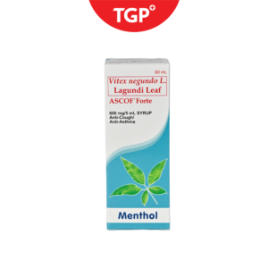 ASCOFFORTE Vitex negundo (Lagundi) + Menthol Syrup 600mg - 60ml
