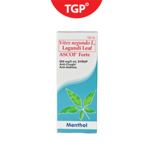 ASCOF FORTE Vitex negundo (Lagundi) + Menthol Syrup 600mg - 120ml