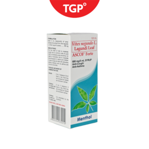 ASCOF FORTE Vitex negundo (Lagundi) + Menthol Syrup 600mg - 120ml - Image 2
