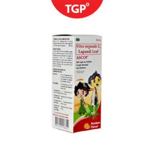 ASCOF Vitex negundo (Lagundi) Ponkan Syrup 300mg - 60ml - Image 2