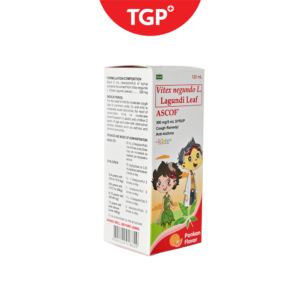 ASCOF Vitex negundo (Lagundi) + Ponkan Syrup 300mg - 120 ml - Image 2