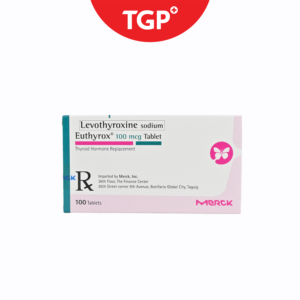 Rx: EUTHYROX Levothyroxine Sodium Tablet - 100mcg - One Tablet