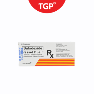 Rx: VESSELDUE‑F Sulodexide Softgel Capsule - 250LSU - One Capsule