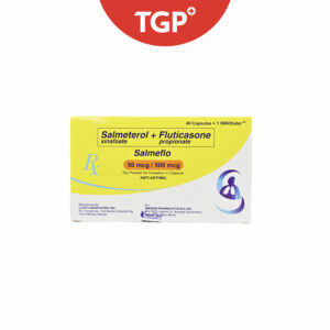 Rx: SALMEFLO Salmeterol + Fluticasone Inhalation - 50mcg/500mcg