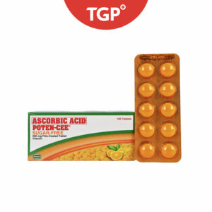 POTENCEE Ascorbic Acid Sugar‑Coated Tablet - 500mg-10pcs