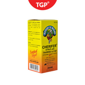 CHERIFER Vitamin + CGF + Taurine + Lysine Syrup - 120ml - Image 2