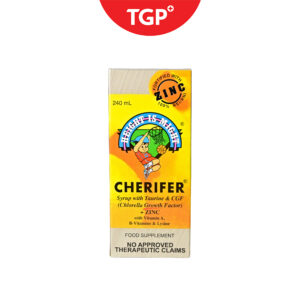 CHERIFER Vitamin + CGF + Taurine + Lysine + Zinc Syrup - 240ml