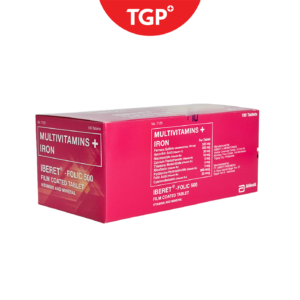 IBERETFOLIC 500 Multivitamins with Iron Film‑Coated Tablet-100pcs - Image 2