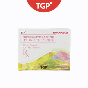 Rx: TGP Diphenhydramine Capsule 50mg - 1pc