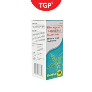 ASCOF FORTE Vitex negundo (Lagundi) + Menthol Sugar‑Free Syrup 600mg - 120 ml - Image 2