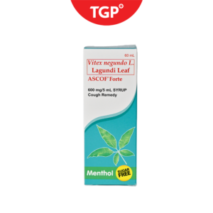 ASCOF FORTE Vitex negundo (Lagundi) + Menthol Sugar‑Free Syrup 600mg - 60 ml