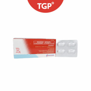 Rx: QUADMAX Rifampicin + Isoniazid + Pyrazinamide + Ethambutol Film Coated Tablet - 150mg/75mg/400mg/275mg - Image 3