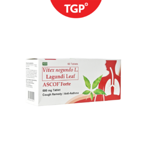ASCOFFORTE Vitex negundo (Lagundi) Tablet - 600mg - 6pcs - Image 3