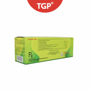 Rx: DYNATUSSIN Dextromethorphan + Guaifenesin + Chlorpheniramine Maleate + Paracetamol + Phenylpropanolamine Capsule - Image 2