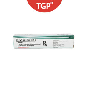 Rx: OPTRYL Erythromycin Ophthalmic Ointment 0.5%  - 5g