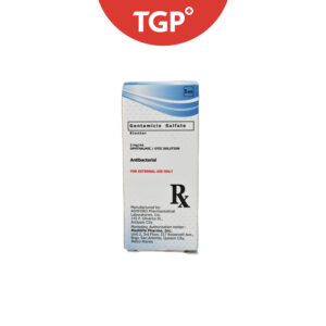 Rx: KLONTAR Gentamicin Ophthalmic and Otic Solution 0.3%  - 5ml