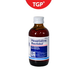 BACTIDOL Hexetidine 0.1% Oral Antiseptic Solution - 60ml - Image 2
