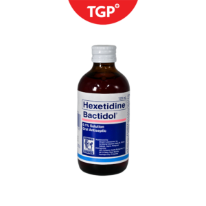 BACTIDOL Hexetidine 0.1% Oral Antiseptic Solution - 120 ml