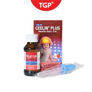 CEELIN PLUS Ascorbic Acid + Zinc Drops Apple Flavor 40mg/5mg - 30ml - Image 3