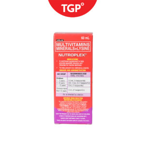 NUTROPLEX Multivitamins + Minerals + Lysine Syrup - 60ml