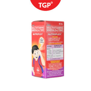 NUTROPLEX Multivitamins + Minerals + Lysine Syrup - 60ml - Image 2