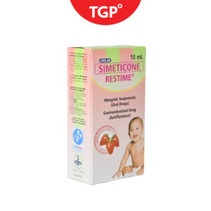 RESTIME Simethicone Oral Drops Strawberry Flavor 40mg - 10ml - Image 2