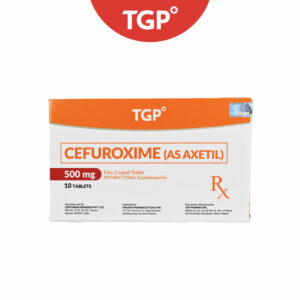 Rx: TGP Cefuroxime Axetil Film‑Coated Tablet - 500mg