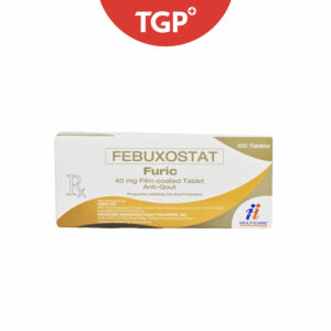 Rx: FURIC Febuxostat Film‑Coated Tablet - 40mg