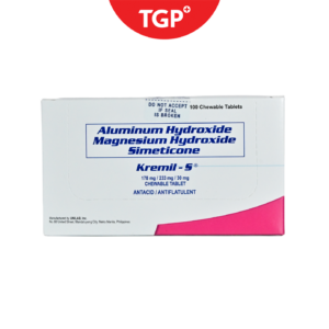 KREMIL‑S Aluminum Hydroxide + Magnesium Hydroxide + Simethicone Chewable Tablet-100pcs