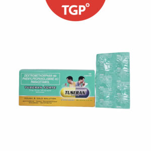 TUSERAN FORTE Dextromethorphan + Phenylpropanolamine + Paracetamol Capsule - 15mg/25mg/325mg-4pcs