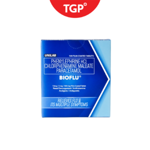 BIOFLU Phenylephrine + Chlorpheniramine + Paracetamol Tablet -10mg/2mg/500mg-100pcs