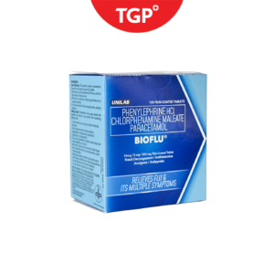 BIOFLU Phenylephrine + Chlorpheniramine + Paracetamol Tablet -10mg/2mg/500mg-100pcs - Image 2