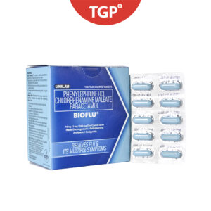 BIOFLU Phenylephrine + Chlorpheniramine + Paracetamol Tablet -10mg/2mg/500mg-10pcs