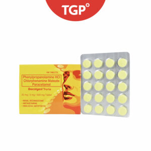 DECOLGEN FORTE Phenylpropanolamine + Chlorpheniramine + Paracetamol Tablet-100pcs - Image 3