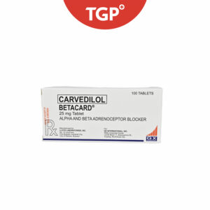 Rx: BETACARD Carvedilol Tablet - 25mg