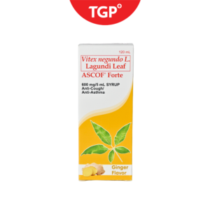 ASCOF FORTE Vitex negundo (Lagundi) + Ginger Syrup 600mg -120 ml