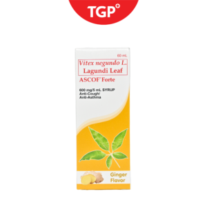 ASCOFFORTE Vitex negundo (Lagundi) + Ginger Syrup 600mg - 60ml