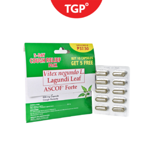 ASCOFFORTE Vitex negundo Lagundi Capsule - 600mg 10 + 5 - Image 3