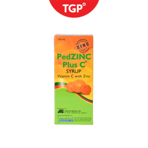 PEDZINC PLUS C Vitamin C + Zinc Syrup - 120ml - Image 1