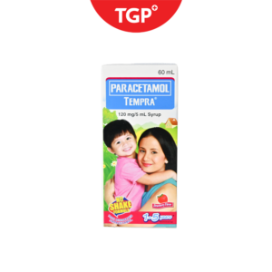 TEMPRA Paracetamol Syrup Strawberry Flavor 120 mg- 5 ml/60ml