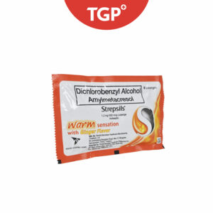 STREPSILS Dichlorobenzyl Alcohol + Amylmetacresol Lozenge Warm Ginger Flavor 8Lozenges - Image 2