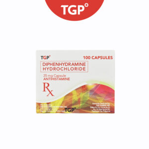 Rx: TGP Diphenhydramine Capsule 25mg - 1pc