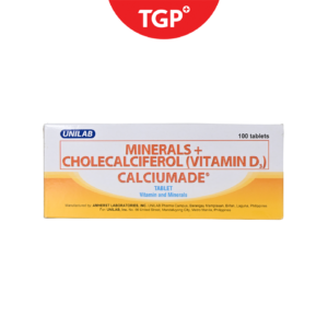 CALCIUMADE Calcium+Vitamin D3+Minerals Tablet - 100pcs
