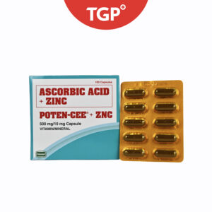 POTENCEE + ZN Ascorbic Acid + Zinc Capsule - 500mg/10mg-100pcs - Image 3