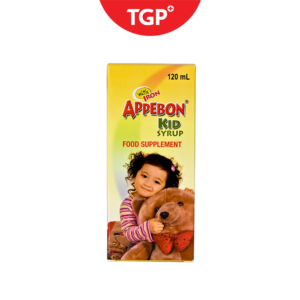 APPEBON KID Buclizine Hydrochloride + Vitamin B‑Complex + Iron Syrup - 120ml - Image 1