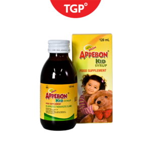 APPEBON KID Buclizine Hydrochloride + Vitamin B‑Complex + Iron Syrup - 120ml - Image 3