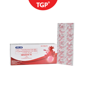 HEMARATE FA Iron + Vitamin B‑Complex + Folic Acid Tablet-100pcs - Image 3