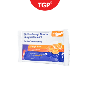 BACTIDOL Dichlorobenzyl Alcohol + Amylmetacresol + Vitamin C Lozenges Orange Flavor 8Lozenges - Image 3
